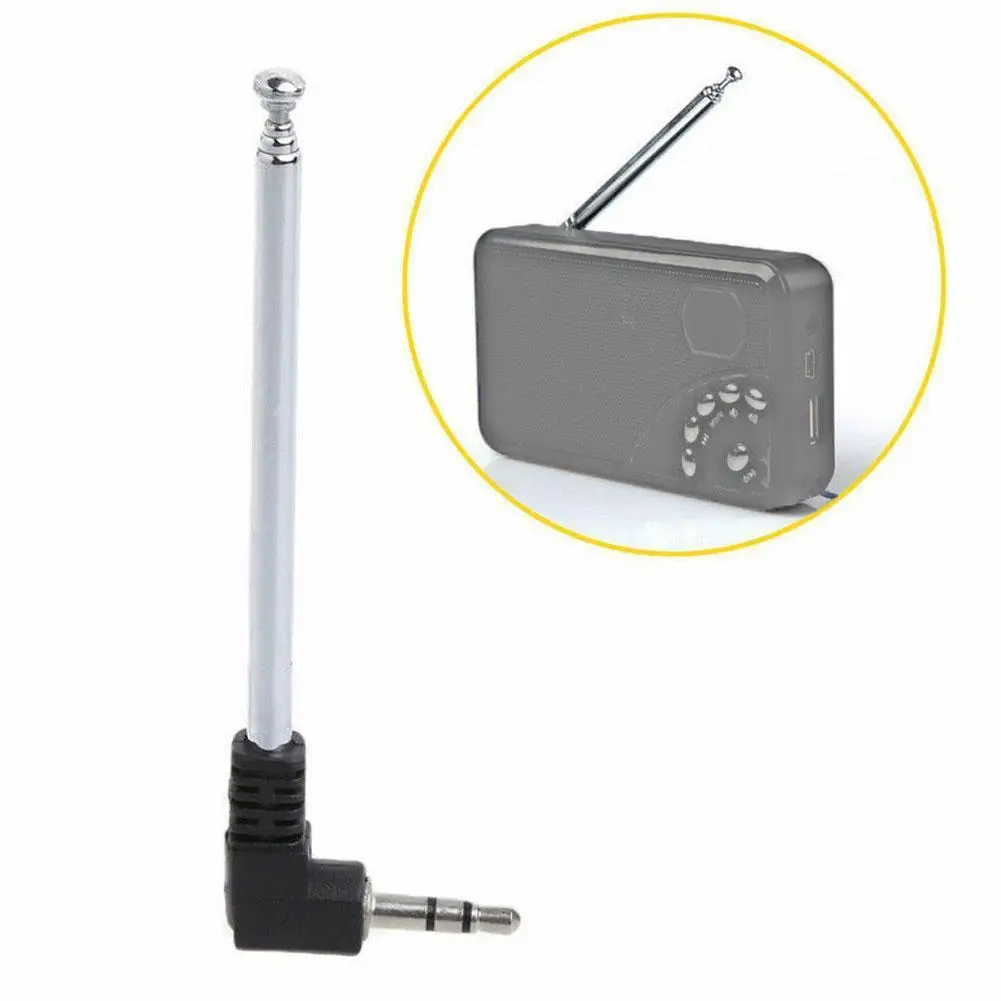 

Universal L Plug 3.5Mm Signal Booster For Mobile Phone Jack External Male Antenna E6D5
