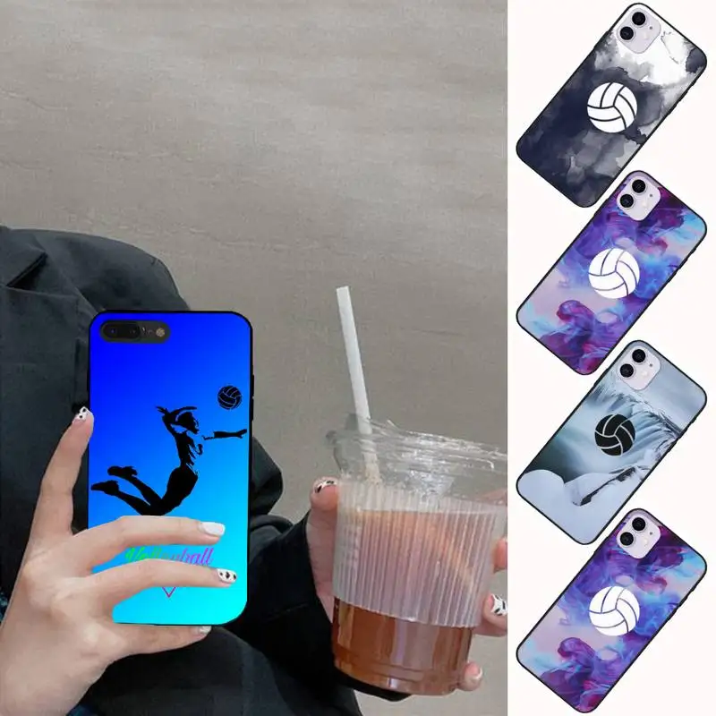 

Volleyball Sports Phone Case Fundas Shell Cover For Iphone 6 6s 7 8 Plus Xr X Xs 11 12 13 Mini Pro Max