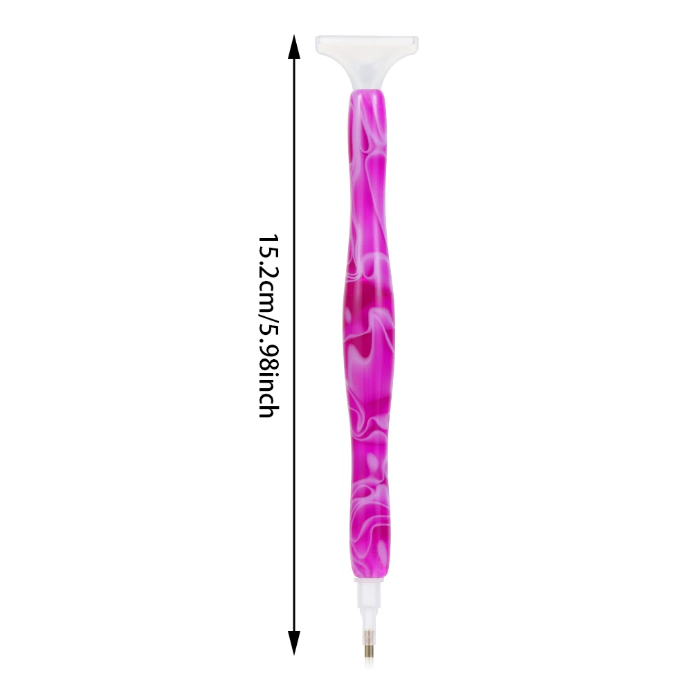 

1 PC New 5D Resin Diamond Painting Pen Resin Point Drill Pens Cross Stitch Embroidery DIY Craft Nail Art Sewing Accessories