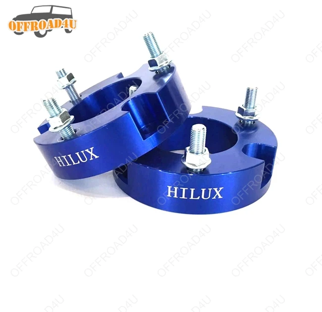 

2 шт., маленького размера, круглой формы с диаметром 32 мм передняя подъемная Проставка для TOYOTA Hilux шок spacer Hilux VIGO REVO спиральной пружины распорк...