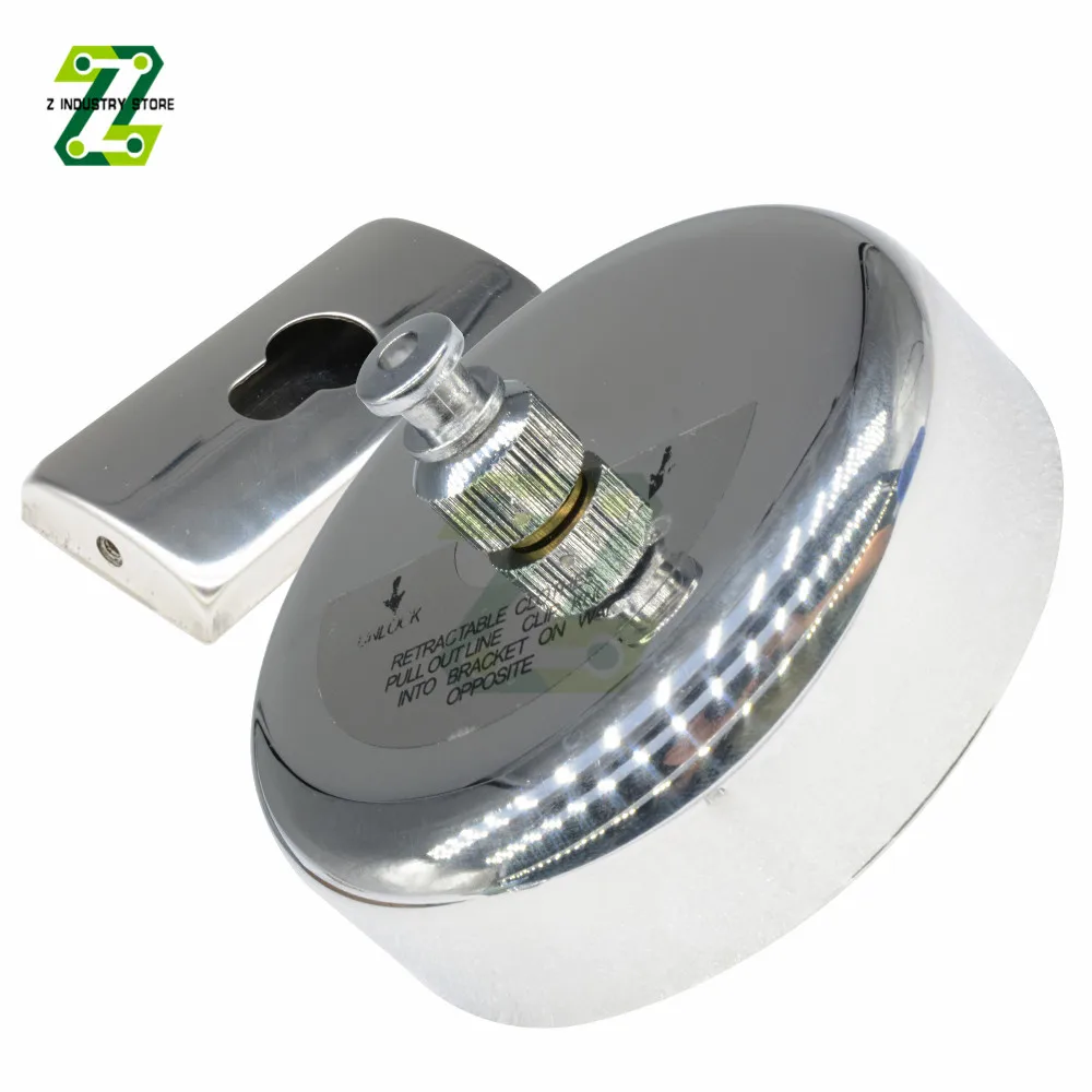 

2.8M Portable Stainless Steel Retractable Clothesline Indoor Outdoor Laundry Hanger Clothes Clothes Drying Rack Rope