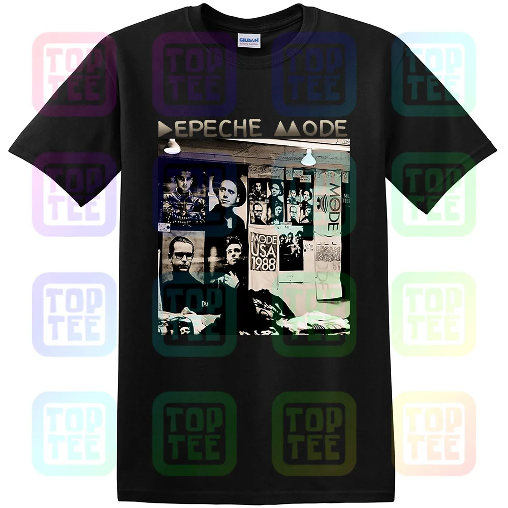 Depeche Shirt Mode-101(1988) DM черная футболка хлопок все размеры S-3XL