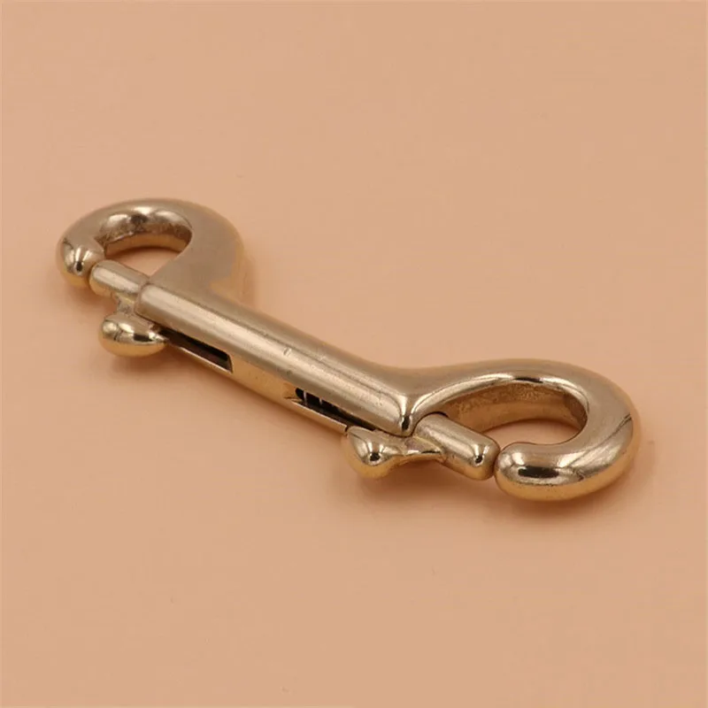 Твердая латунная металлическая сумка с пряжкой собачий воротник тканевая лента