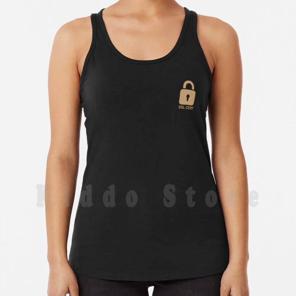 

Ssl Certificate-Internet Security Tank Tops Vest 100% Cotton Ssl Certificate Secure Sockets Layer Coder And