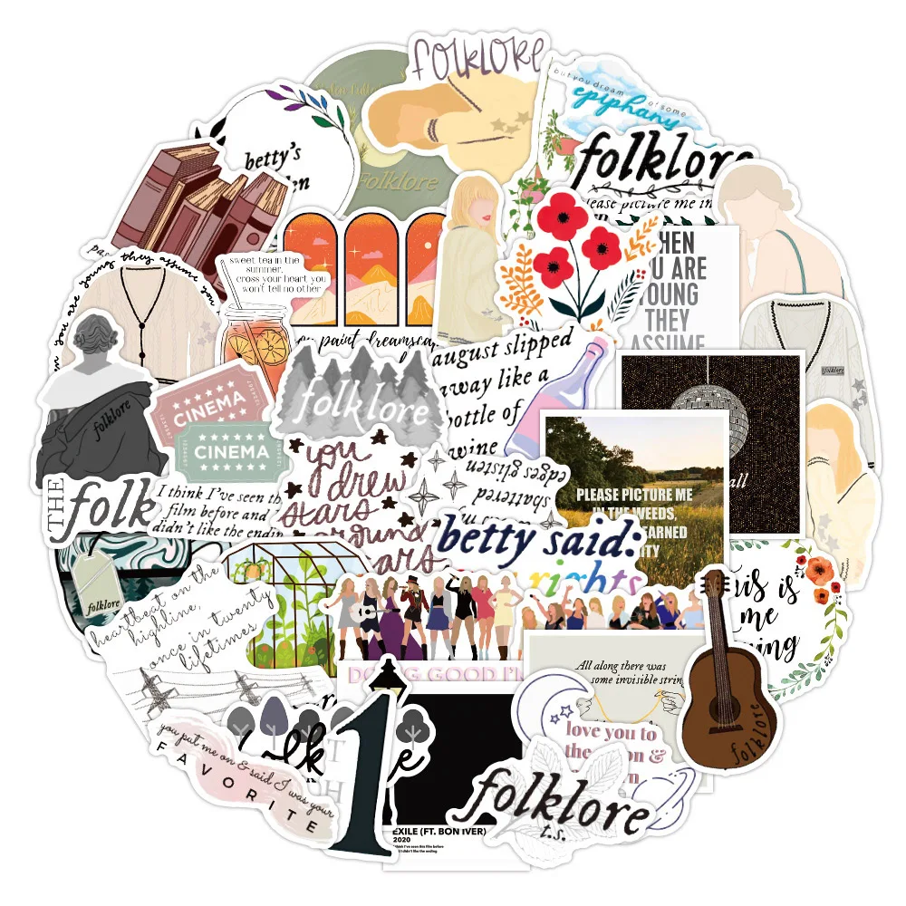 Наклейки с граффити Элисон Свифт Тейлор стикеры в стиле народной песни