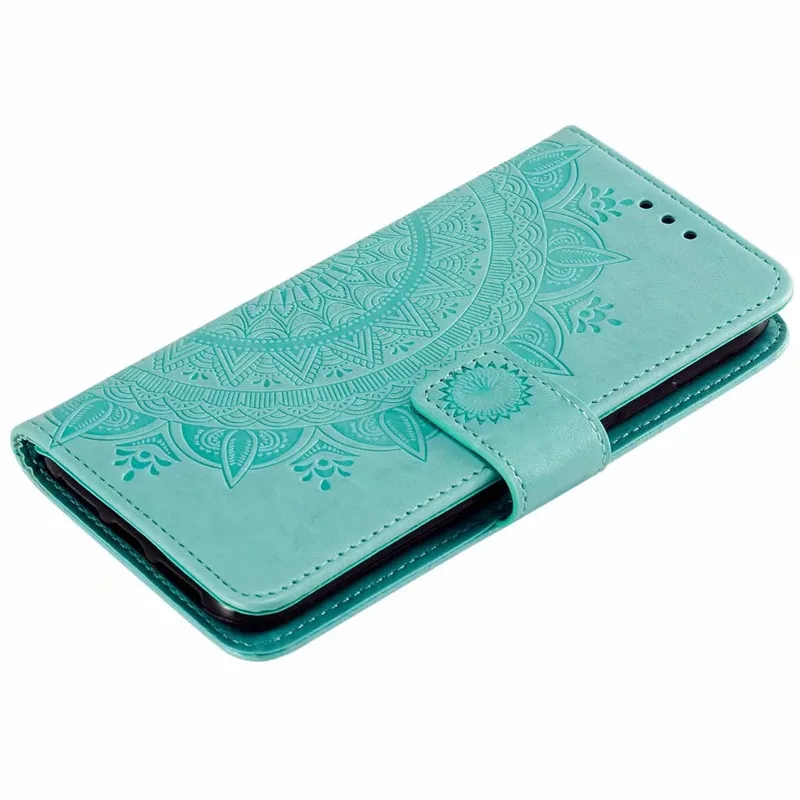 

Totem Flower embossed clamshell phone wallet Phone Cases For Samsung Galaxy A20 A30 A40 A50S A80 A90 A70 A60 A20S A21 A31 A11