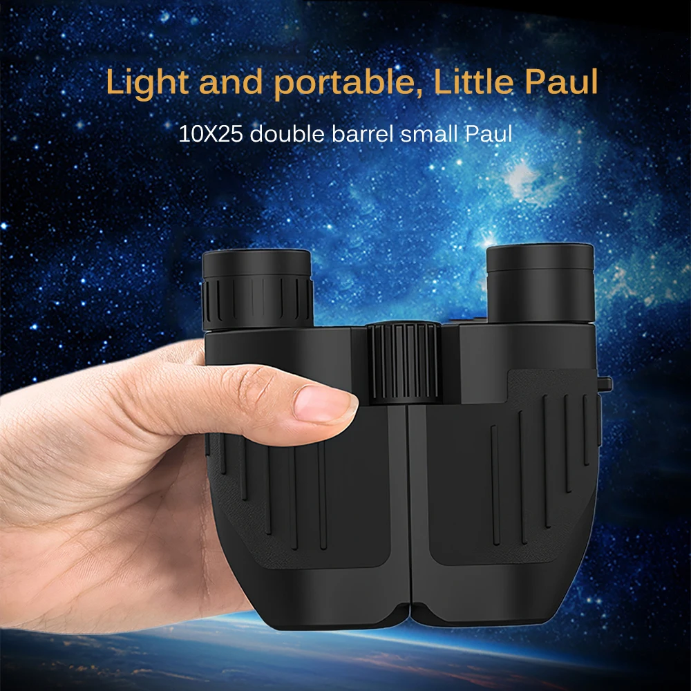 

Binoculars 10X25 Portable High-Definition High-Power Low-Light Telescope Suitable For Travel Hunt