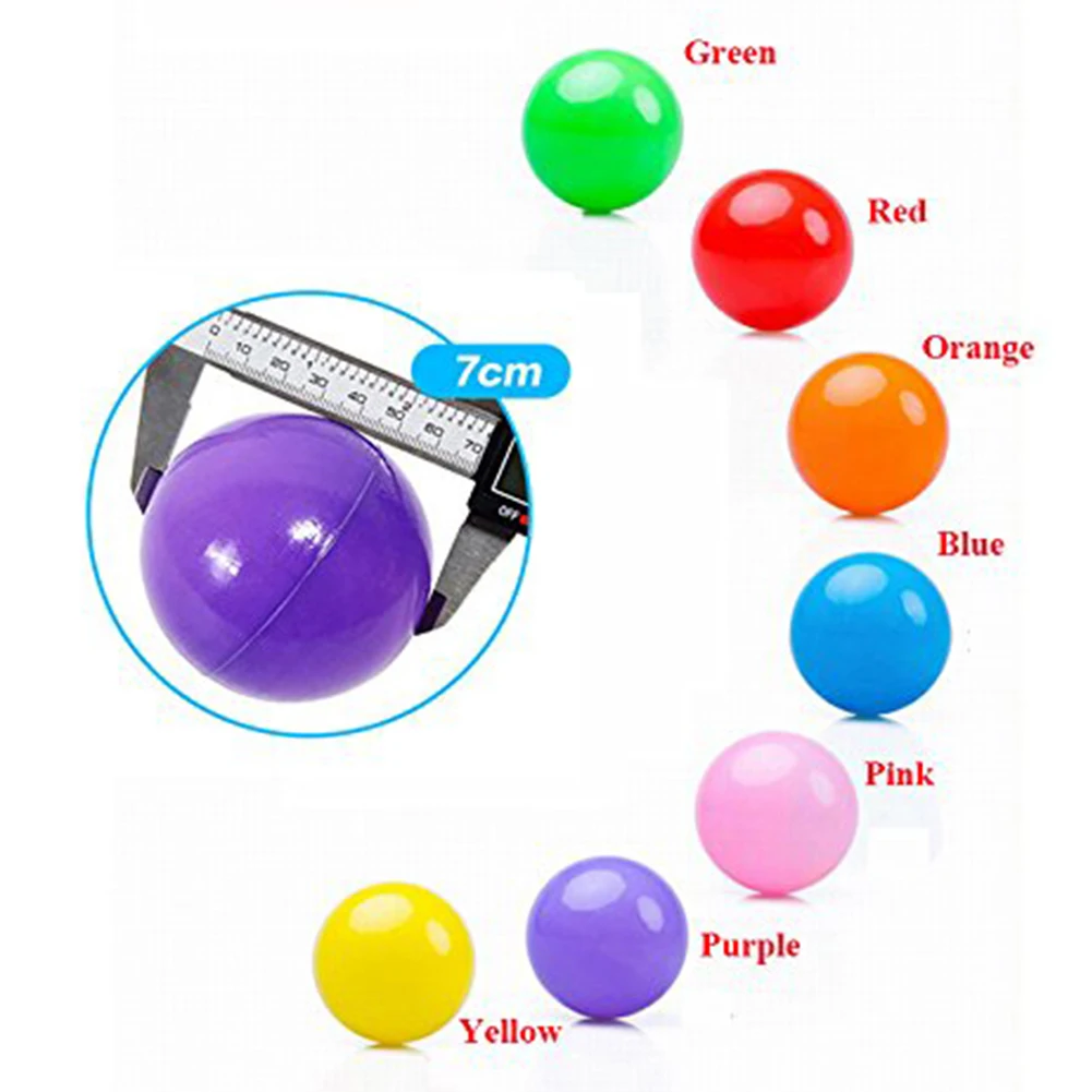 

50/100/200Pcs Eco-Friendly Colorful Ball Kids Swimming Soft Plastic Water Pool Ocean Wave Balls Swim Pit Children Bathing Toys