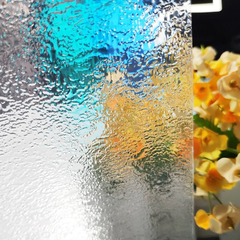 

LUCKYYJ Privacy Window Film No Glue Static Self-adhesive Film Heat Control Anti UV Crystal Pattern Glass Decor Window Stickers