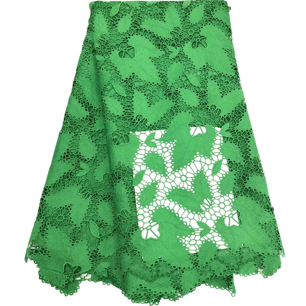 

New Arrival Royal Blue Nigerian Water Soluble Cord Lace Top selling Guipure Lace Fabric For Everyone Making Clothes C768