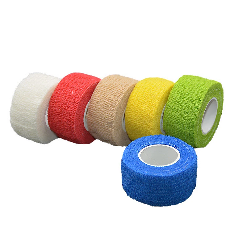 

MAOHANG 1PC New waterproof self adhesive elastic bandage Medical first aid kit Nonwoven Bandage for finger 2.5cm
