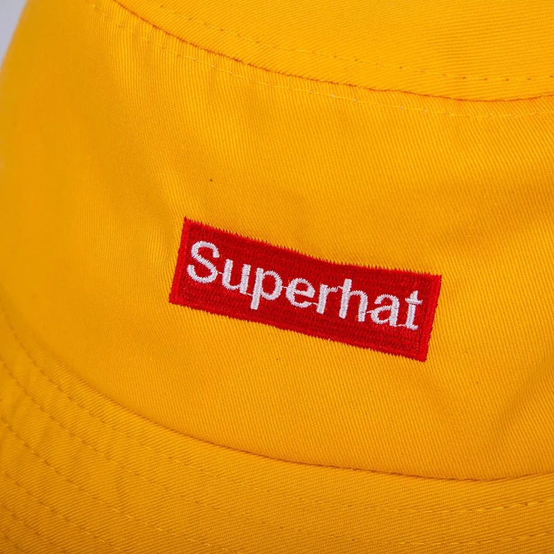 Хлопковая Панама летняя шляпа с вышитыми буквами в рыбацком стиле цветная