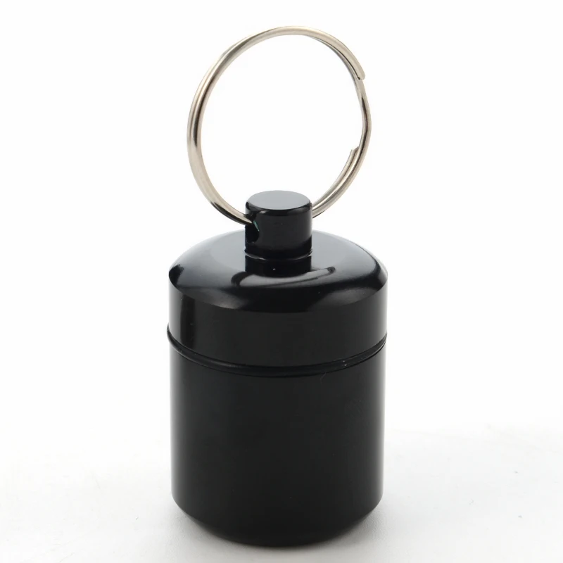 EDC Aluminum Alloy Waterproof Box Mini Portable Medicine Bottle Drug Container | Спорт и развлечения