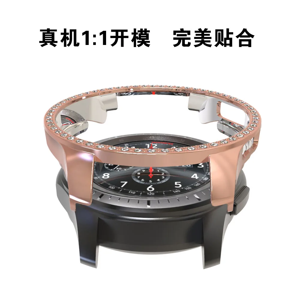 Блестящий Алмазный чехол для Samsung Galaxy Watch 42 мм 46 защитный бампер Gear S3 Frontier|Часы
