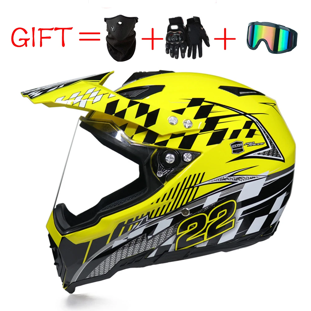 Racing Motocross For Motorcycle Off-Road Helmet protective Casco Moto Full Face DOT Capacete Unisex | Helmets
