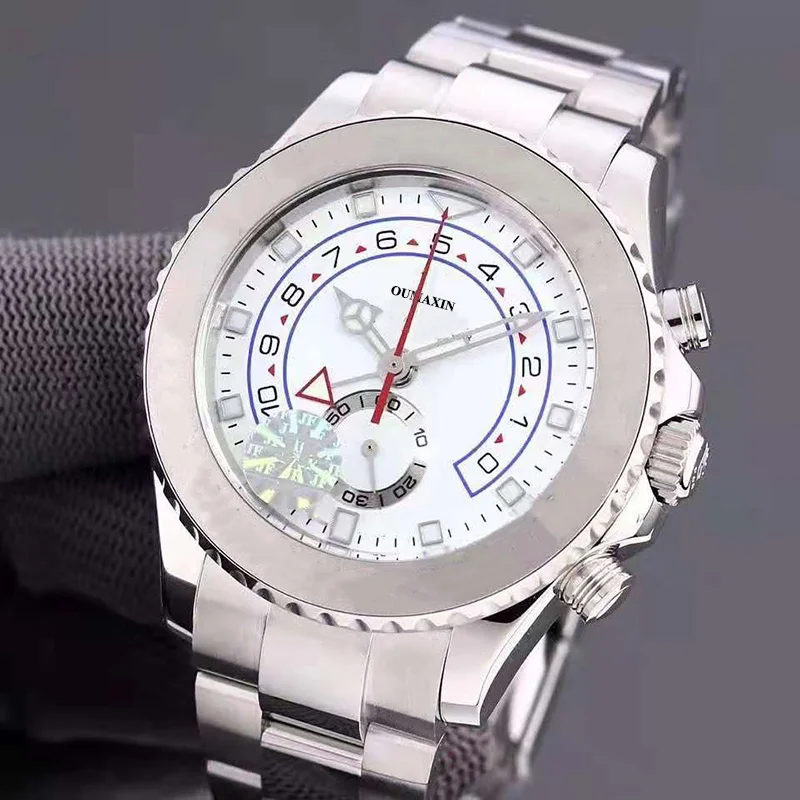 

Men's watch automatic machine Miyota8215 imported 316L stainless steel table watch male clock no time code table function