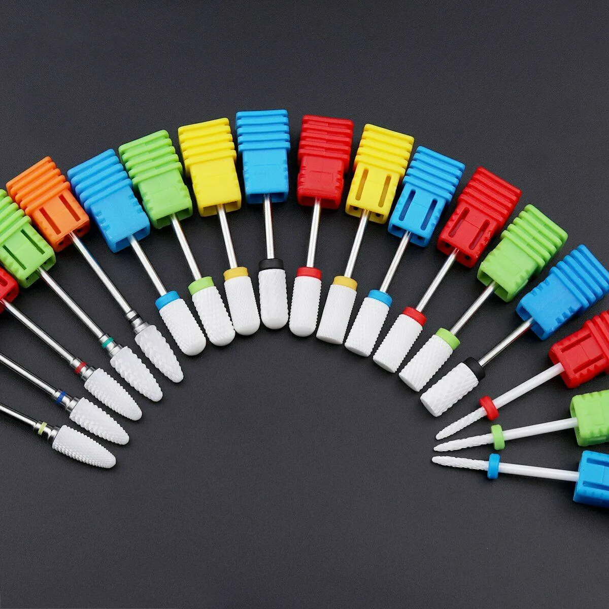 

Nail Drill Bit Ceramic Tungsten Carbide Burr Electric Diamond Head Manicure Tool