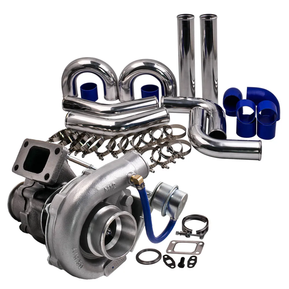 

76mm 3" turbo intercooler pipe Kit FOR Nissan Safari Patrol TD42 GU GQ T3 Flange