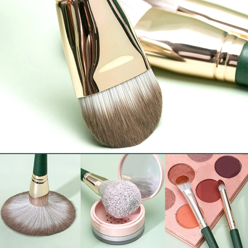 

14Pcs Professional Makeup Brushes Set Foundation Powder Blushes Eyeshadow Cosmetic Brush Tools with Storage Bag