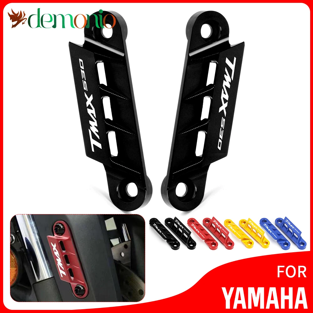 

tmax530 LOGO Front Axle Plate Cover For Yamaha TMAX 530 SX DX 2015 - 2020 Front Axle Coper Plate Decorative Cover tmaxsx tmaxdx