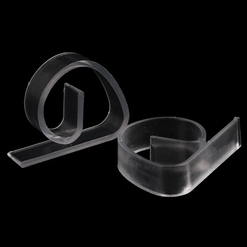 12 шт пластиковые прозрачные скатерти крышки стола зажимы зажим вечерние для