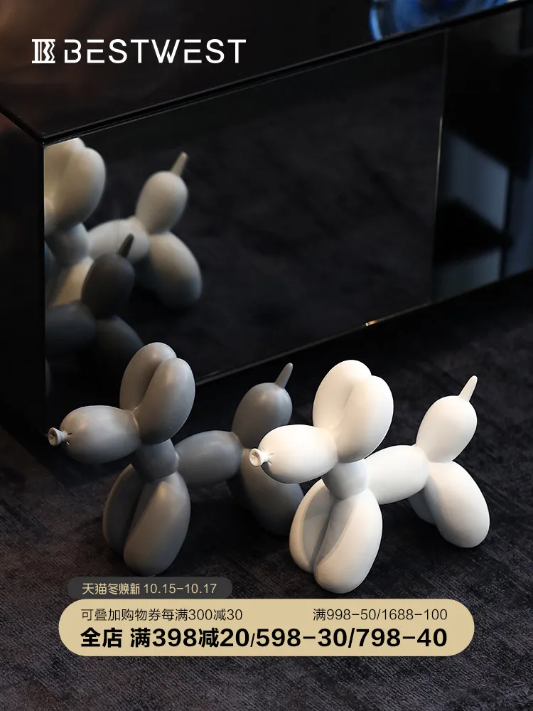 

Creative Balloon Dog Decoration Craft Decoration Children's Room Home Living Room Bedroom Girl's Heart Cute Dog Decoration