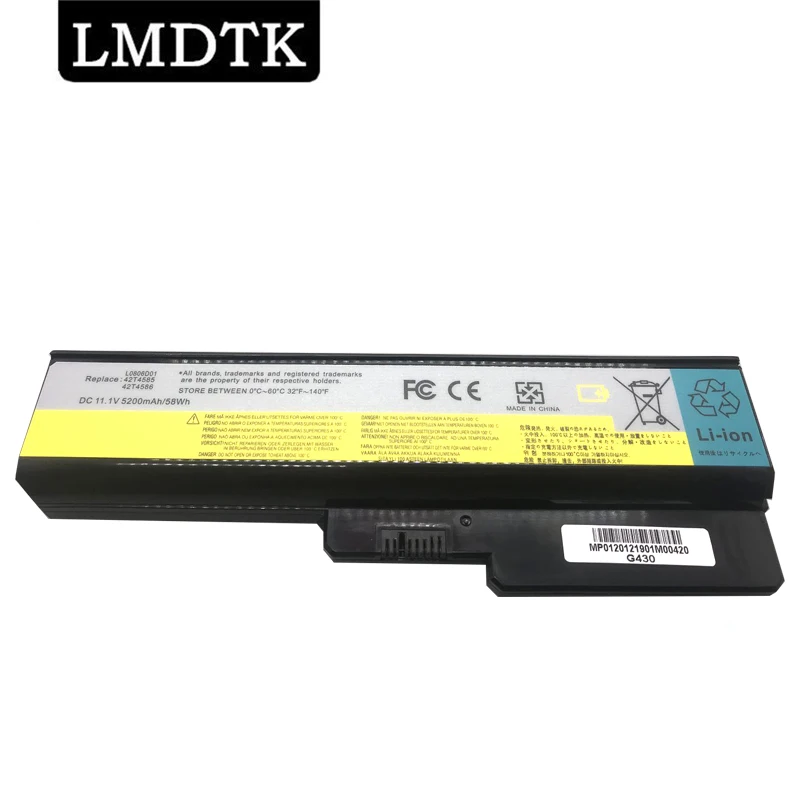 LMDTK Новый аккумулятор для ноутбука Lenovo 3000 G430 G530 N500 G550 G450 серии L08N6Y02 L08S6D02 42T4585 LO8N6Y02