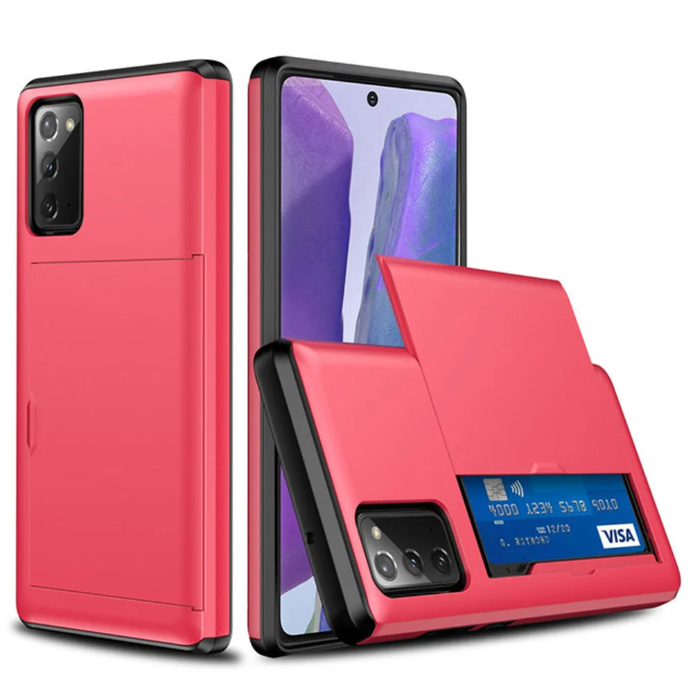 

Wallet Sliding Cover Card Slot Case For Samsung Galaxy S20 s21 Ultra Plus FE S20FE S21ultra S21plus Cover Coque Funda Bumper