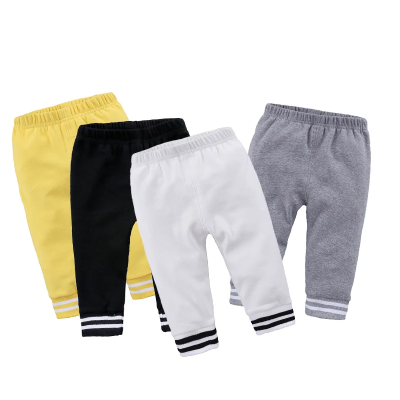 Спортивные штаны для мальчиков и девочек белые школьные Хлопковые Штаны ярких