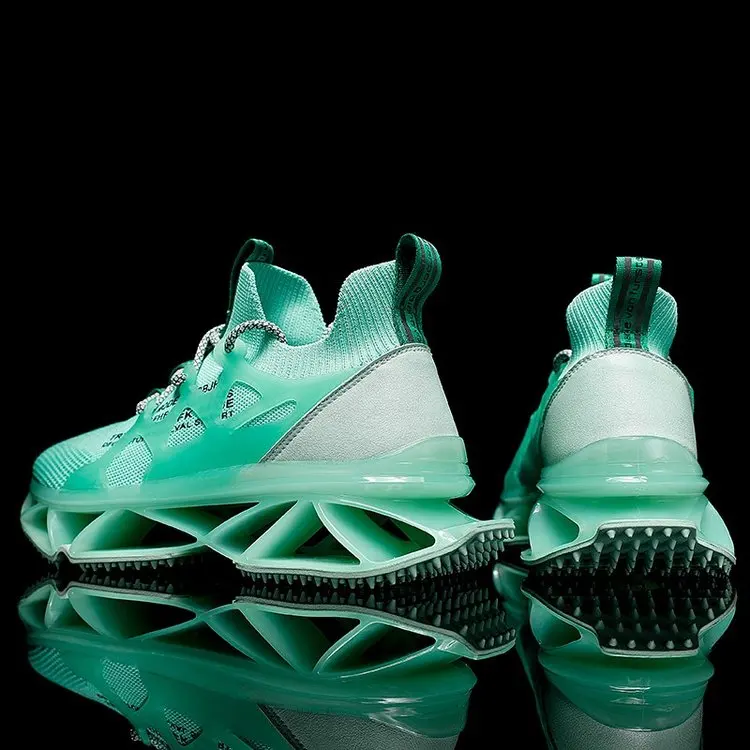 

Men's Fashion Sneakers Shock Absorption Sports Shoes Outdoor Street Sock Shoes Running Mens Shoes Mensh Comfoatable Casual Shoes