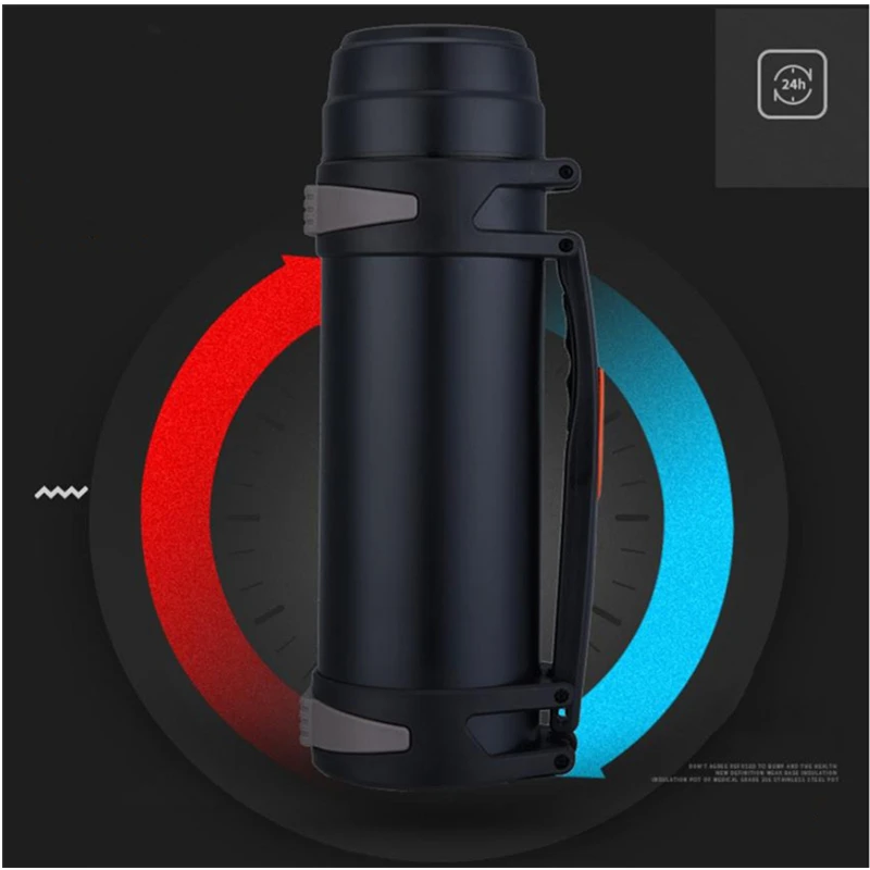 1.6L/2L/2.5L/3L портативный термос высокой емкости из нержавеющей стали для
