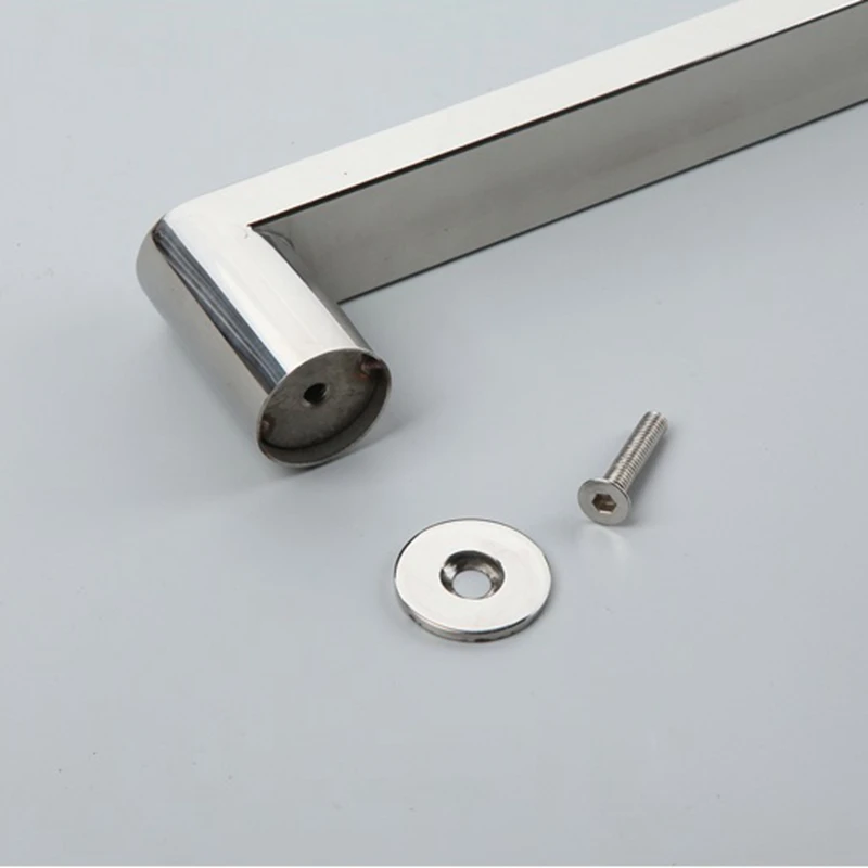 Толстая ручка для душевой комнаты из нержавеющей стали 304 квадратная трубка