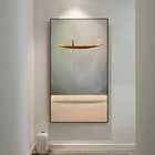 Новый минималистский стиль абстрактная лодка природный пейзаж настенные картины живопись настенное искусство для гостиной домашний Декор (без рамки)
