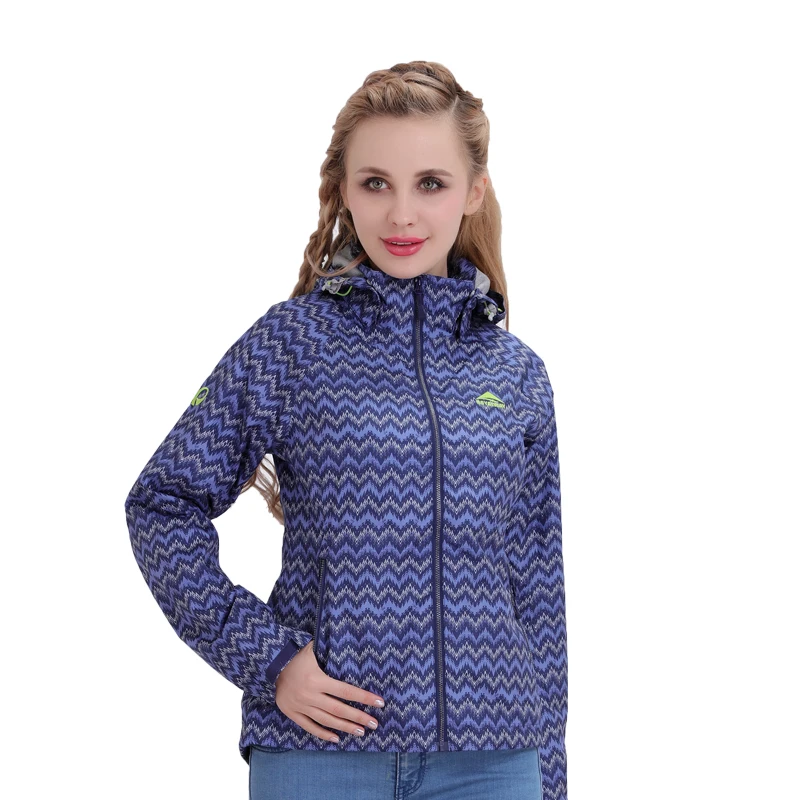 Женская ветровка с капюшоном ROYALWAY водонепроницаемая куртка для активного отдыха