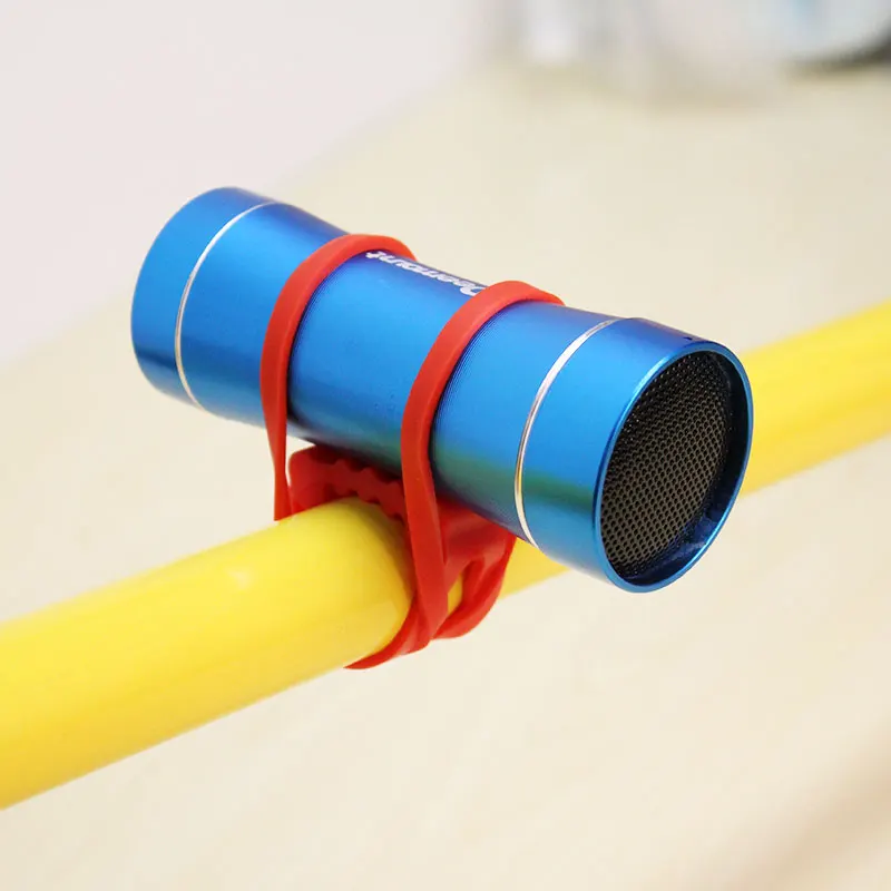 

4pcs /packs High Strength Silicone Phone Cycling Torch Flashlight Holder Bike Bicycle Light Straps Flexible Light Holder Mount