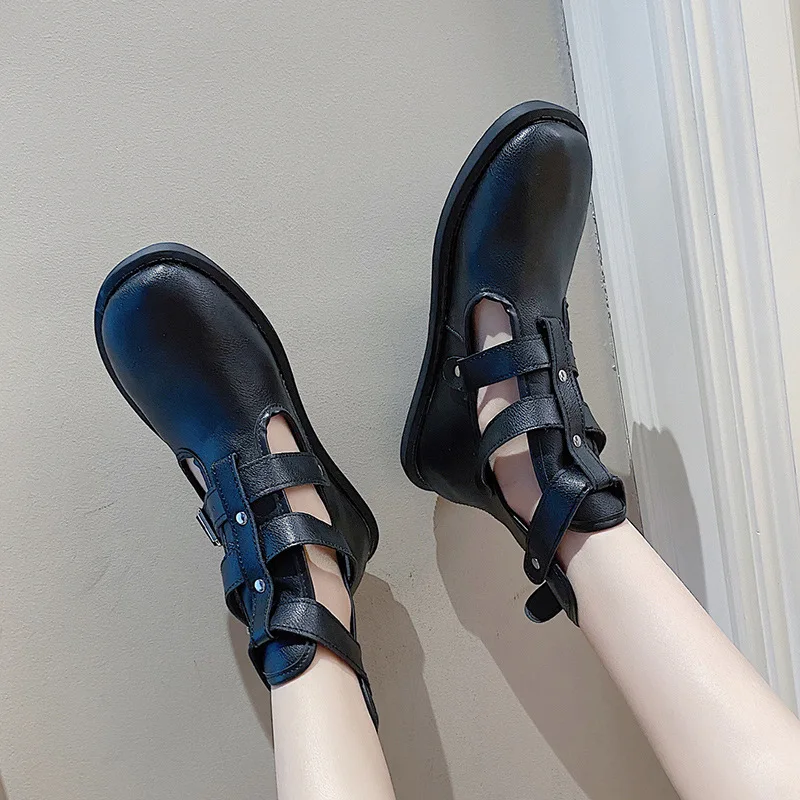 

Summer Martin boots women 2020 breathable hollow thin section new trend fashion all-match short tube