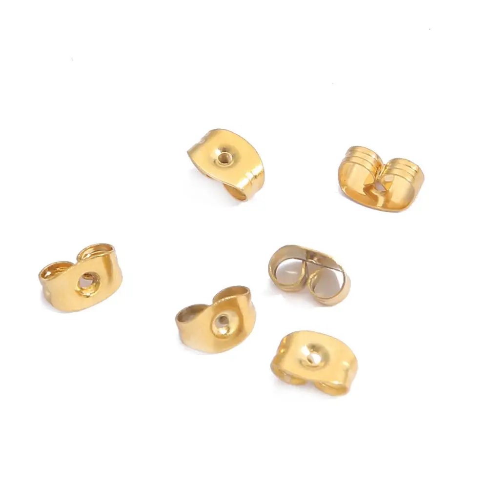 20-100 шт 3-12 мм из нержавеющей стали пустые шпильки для сережек базовые с заглушкой