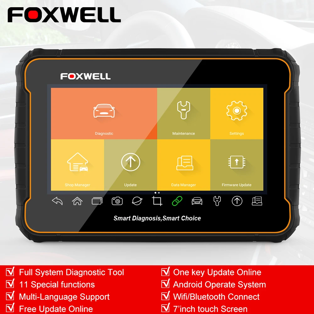 Автоматический сканер Foxwell GT60 считыватель кодов OBD 2 SAS DPF ABS TPMS поддержка