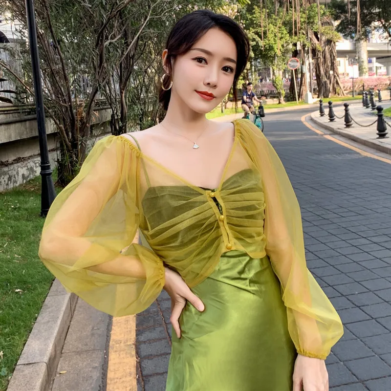 Женское свадебное вечернее платье желтое и розовое из фатина болеро шали