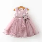 Кружевное платье для маленькой принцессы, летнее однотонное платье-пачка без рукавов, От 2 до 6 лет