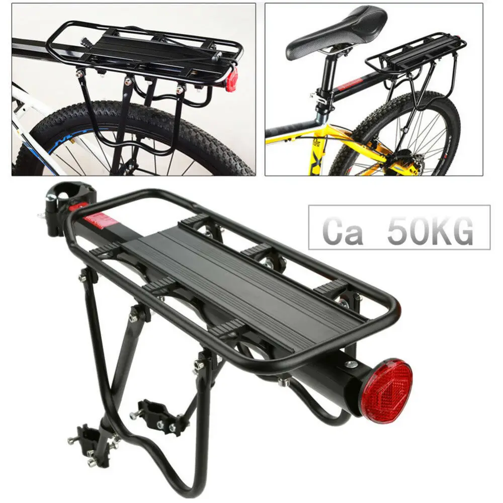 

Universal Seatpost Rack Bike Carrier Rack Rear Frame-Mounted Heavy Duty Cycle Accessory