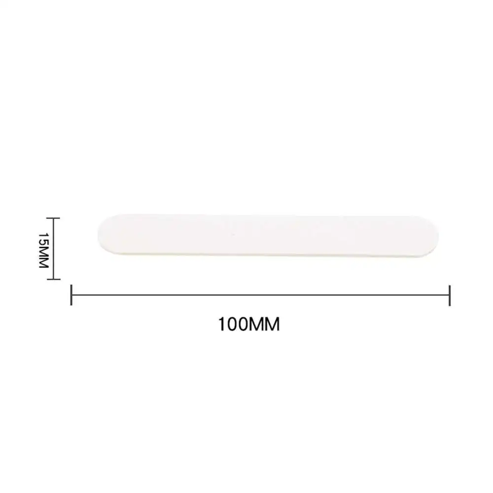 

100pcs Nail Tools Disposable Wooden White Wood Chips Nail File Sand Mesh 180/240 Useful Portable