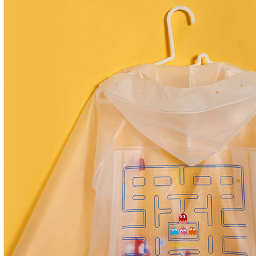 Прозрачный водонепроницаемый дождевик пончо для пеших прогулок детей