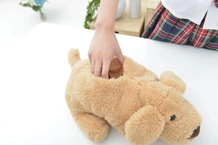 

Dog Puppy Colorful Napkin Case For Girl Friend Facial Tissue Holder Home Office Drawer Box Household Paper Towel Storage Case