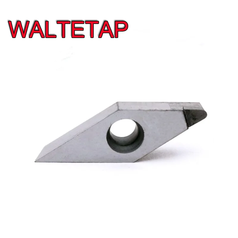 Блестящий алюминиевый сплав WALTETAP VBGT VCGT 110302, обработка PCD, Алмазное алюминиевое искусство с высокой поверхностью, хорошая отделка