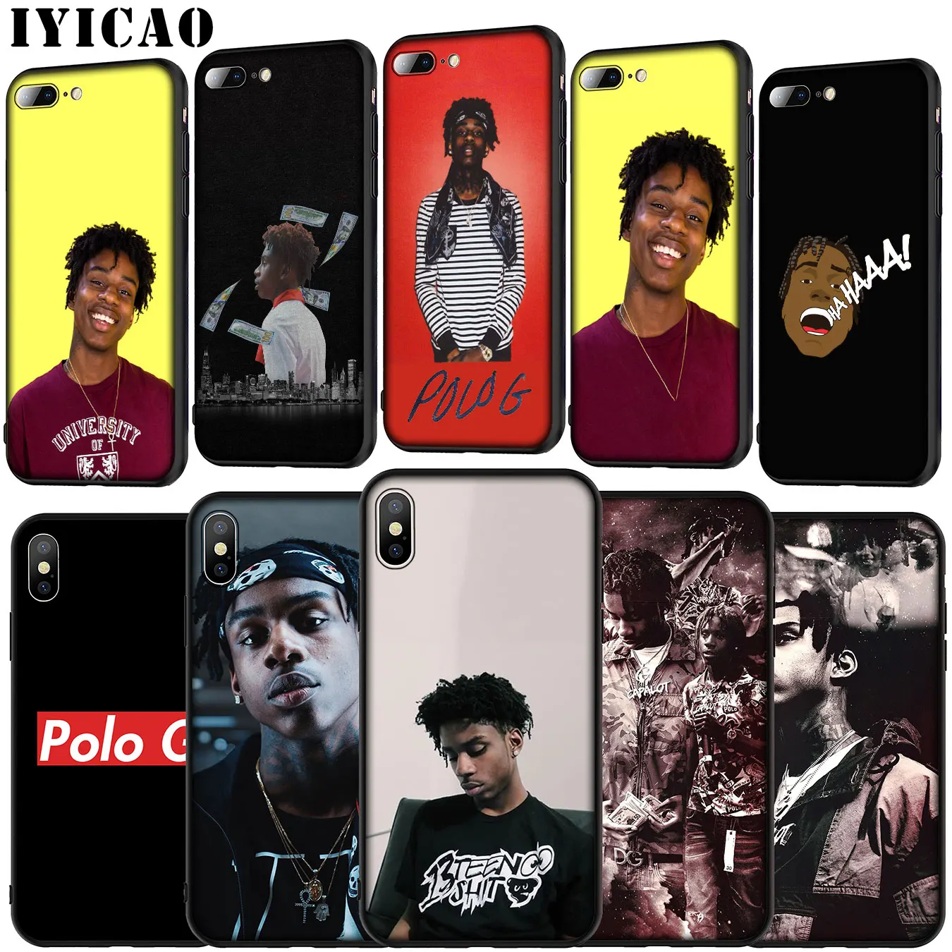 Мягкий силиконовый чехол Polo G для iPhone 11 Pro XR X XS Max 6 6S 7 8 Plus 5 SE телефона |