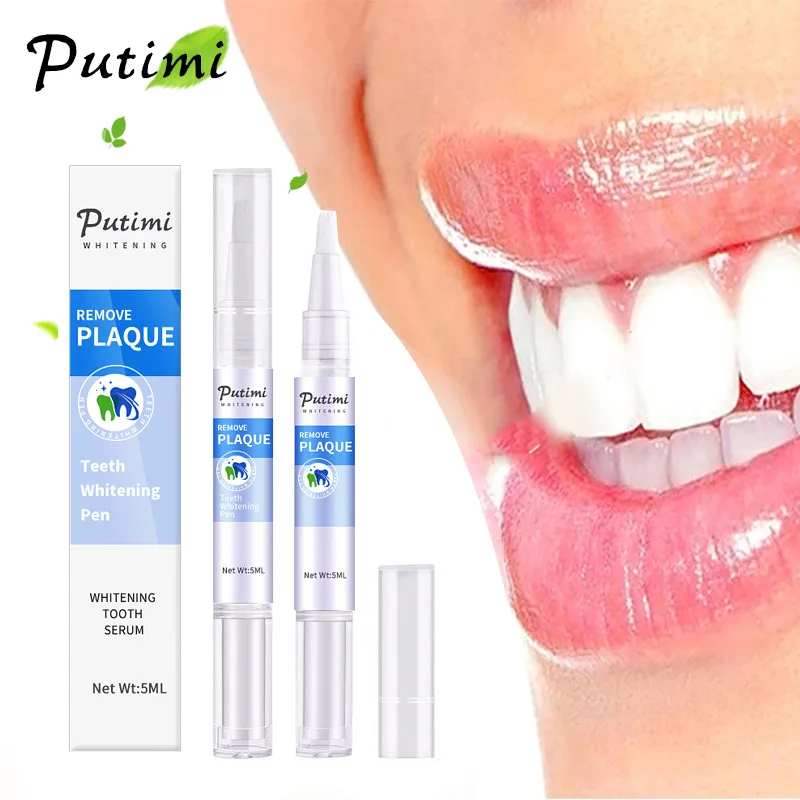 

5ml Teeth Whitening Pen Tooth Gel Whitener Bleach Remove Stains Oral Hygiene Instant Smile Teeth Whitening Kit Cleaning Serum