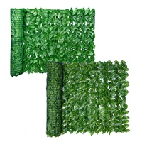 artificial faux ivy leaf privacy fence screening roll hedging wall landscaping garden fence balcony simulation ivy screen fence
