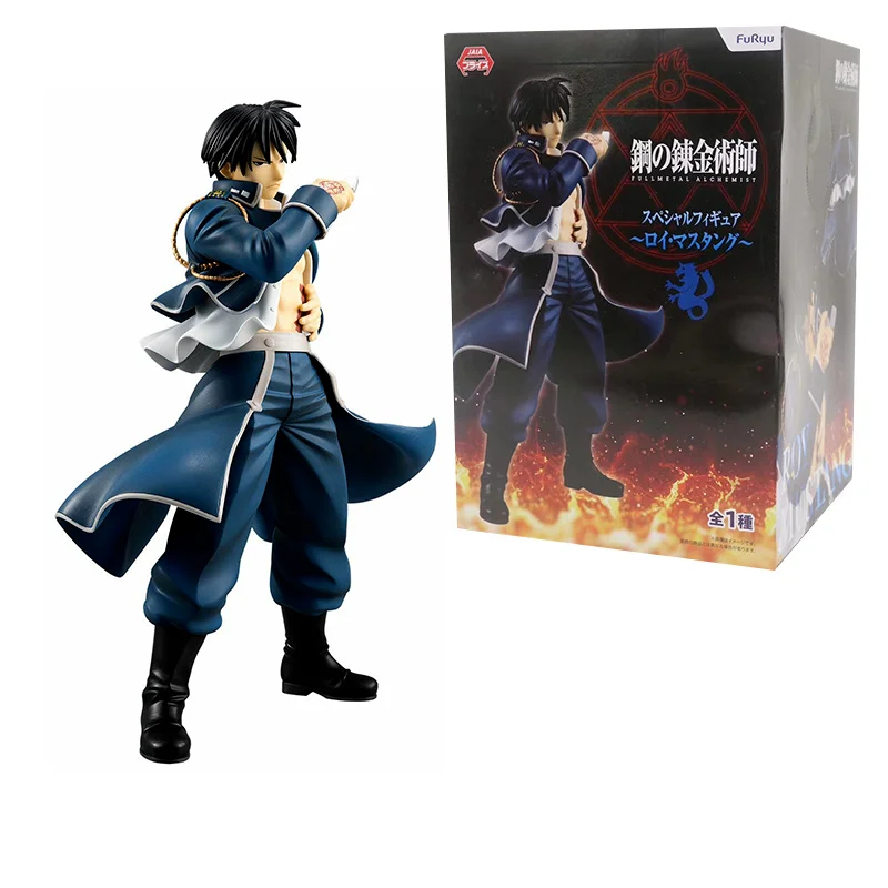 

Anime FuRyu Fullmetal Alchemist Special Collectible PVC Action Figure Roy Mustang Statue Model Toys Decoration Gift for Children