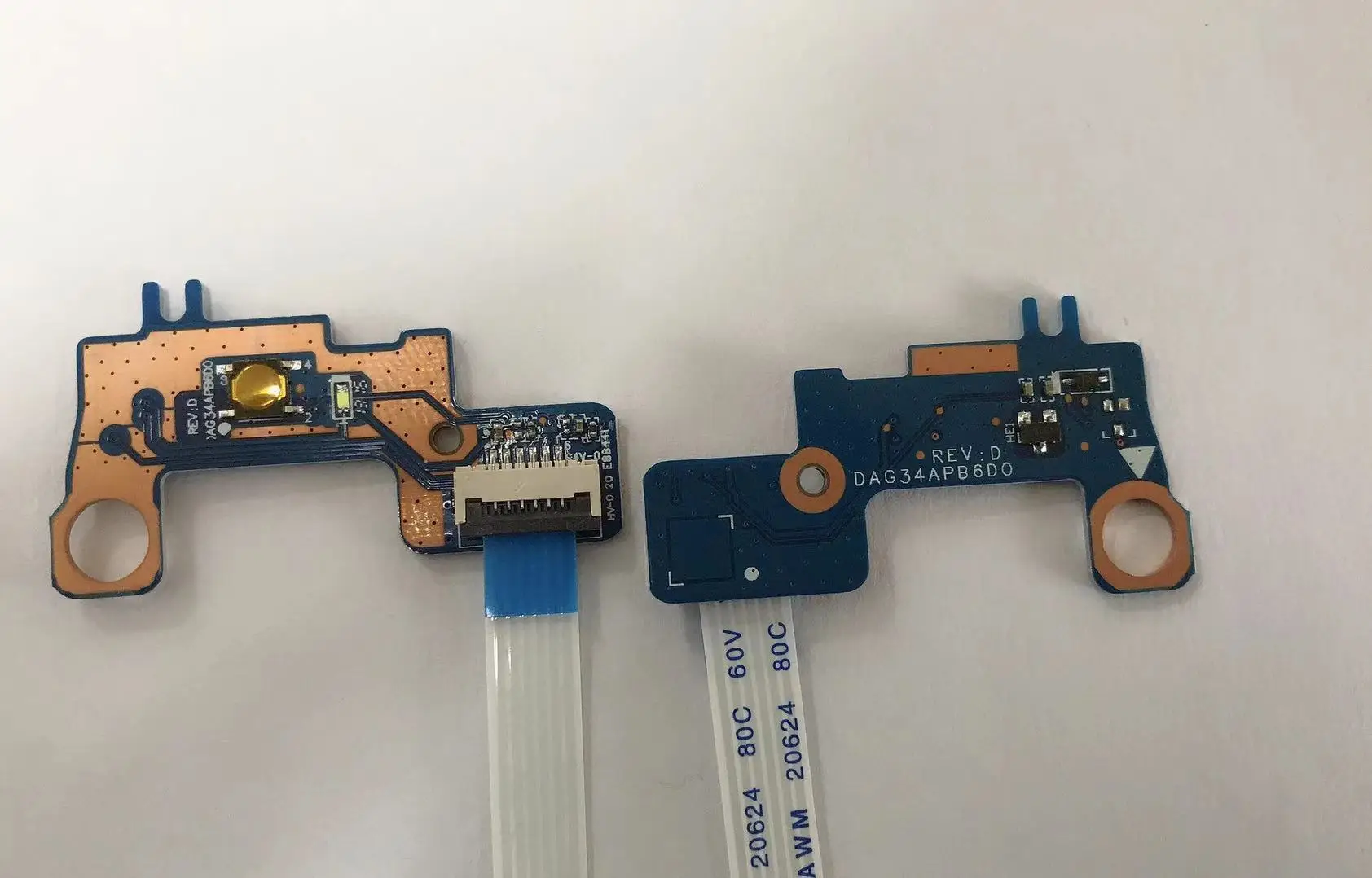 Original For HP Pavilion 15-AU 15-aw 15-AU020WM laptop Power Button Board with Cable DAG34APB6D0 Repairing Accessories | Компьютеры и